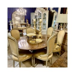 SOLD C19th Oval Dining Table Tilt Top C1860