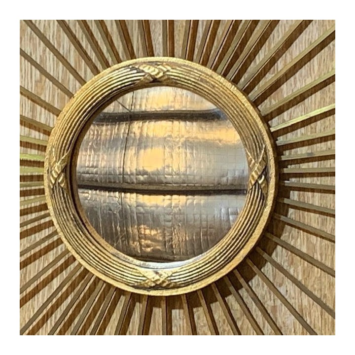 Pair Sunburst Mirrors French C1950