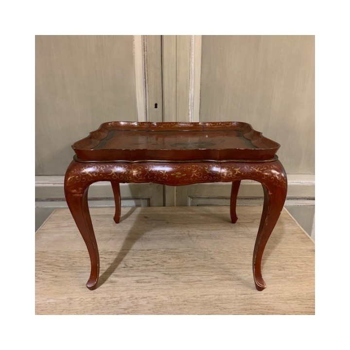 C1920 Pair of Tables Chinoiserie