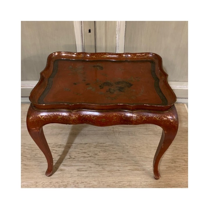 C1920 Pair of Tables Chinoiserie