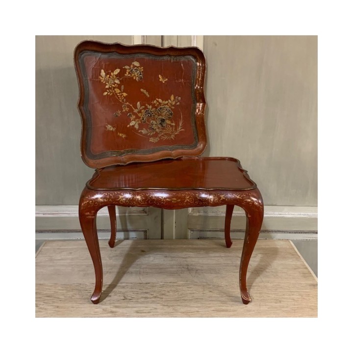 C1920 Pair of Tables Chinoiserie