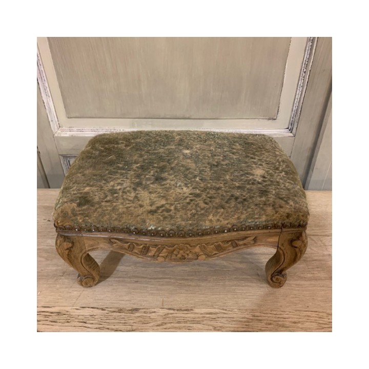 Louis XV Style Stool C1900 French Wash Oak