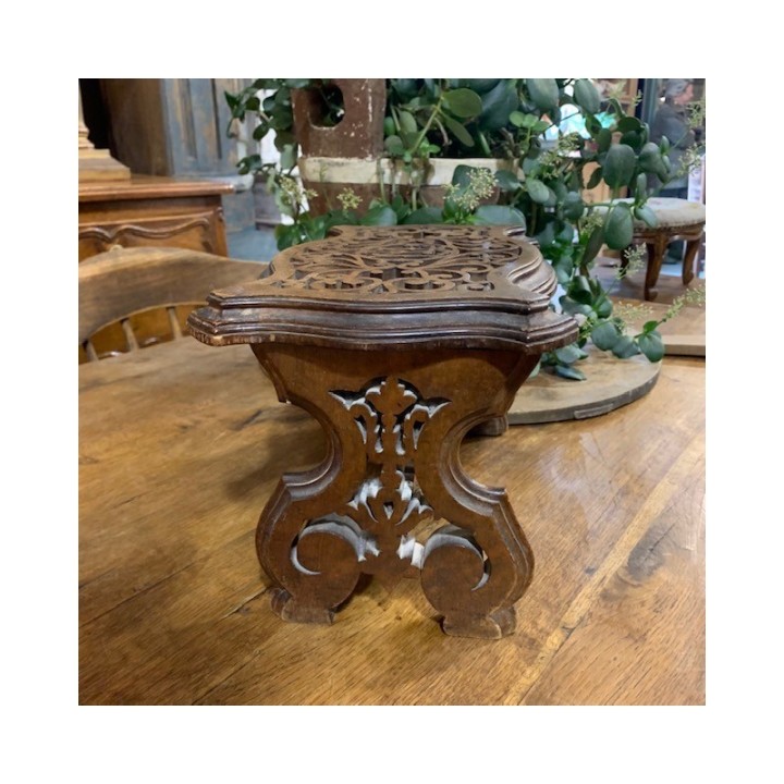 Walnut Stool Brittany C1900