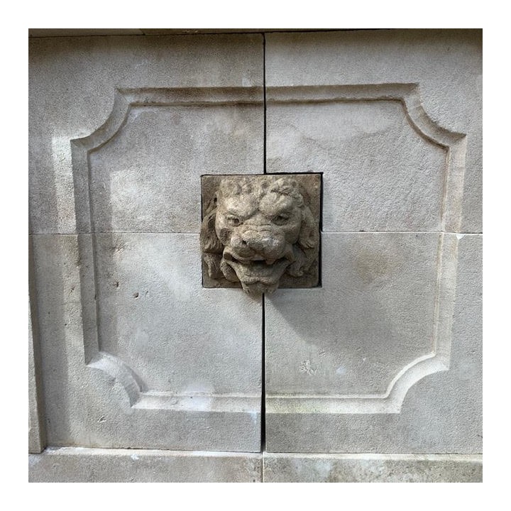French Limestone Fountain