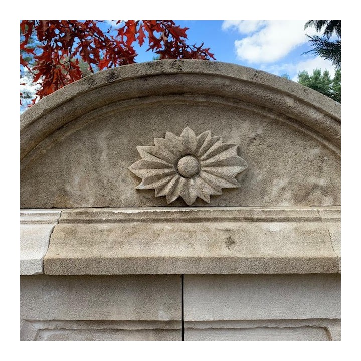 French Limestone Fountain