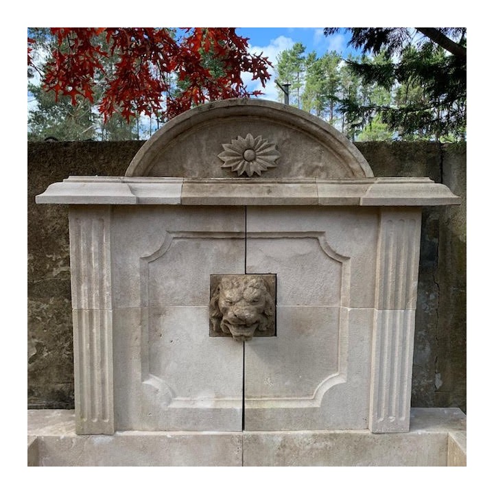 French Limestone Fountain