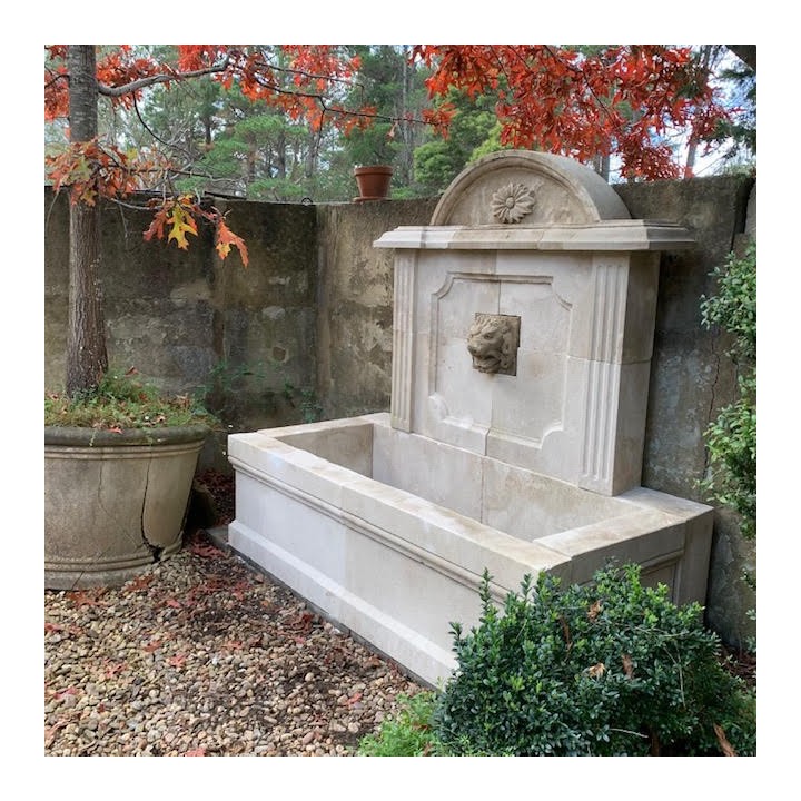 French Limestone Fountain