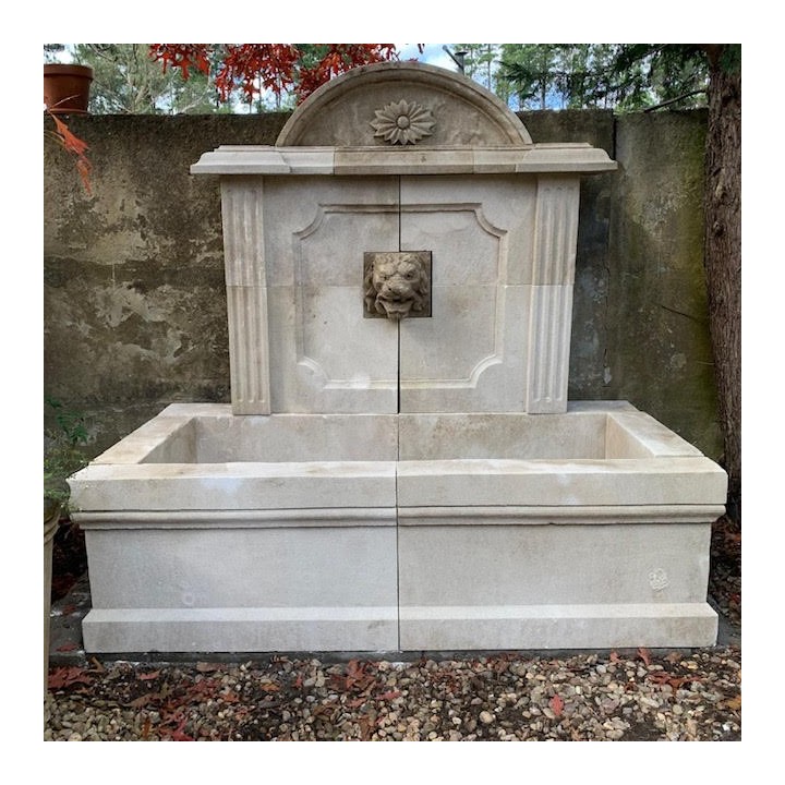 French Limestone Fountain