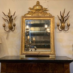 C18th Mirror French Water Gilded Period