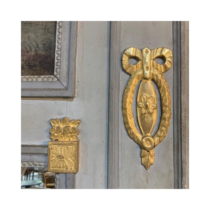 C19th French Trumeau Mirror La Chasse