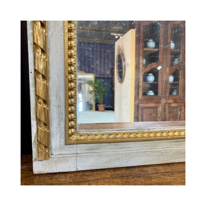 C19th French Louis XVI Style Trumeau Mirror 2200 X 1300