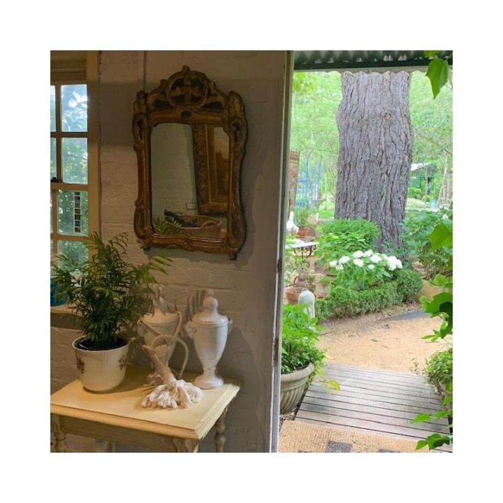 C18th Louis Period Mirror Gilded