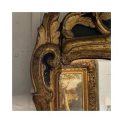 C18th Louis Period Mirror Gilded