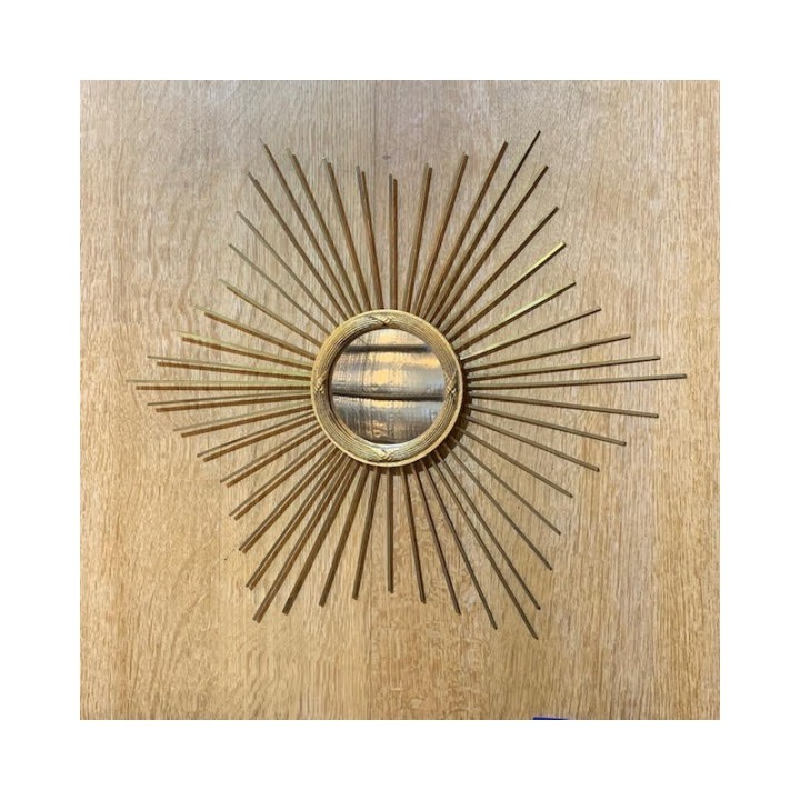 Pair Sunburst Mirrors French C1950