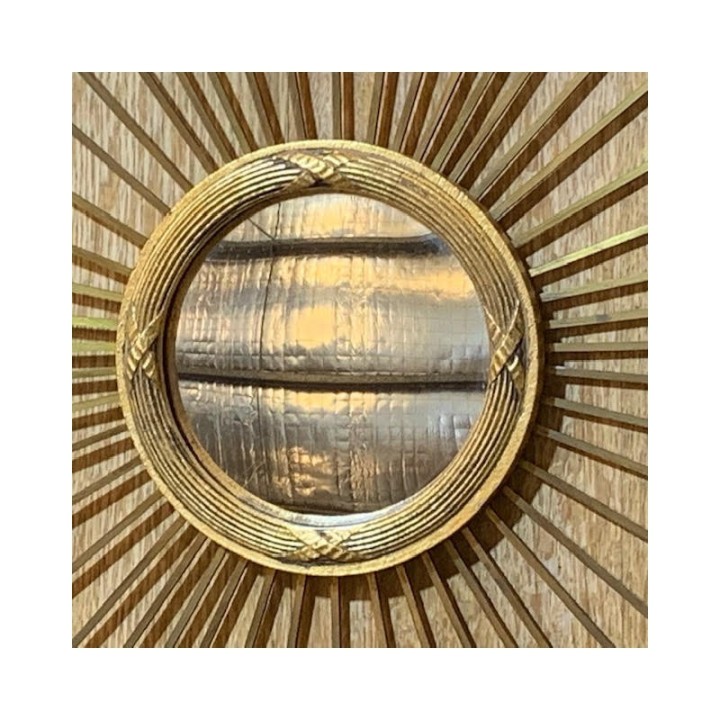 Pair Sunburst Mirrors French C1950