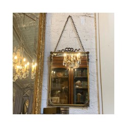 C19th Napoleon III Mirror in Bronze