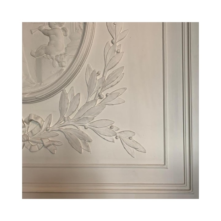 C19th French Painted Magnificent Trumeau Mirror 2680 X 1360