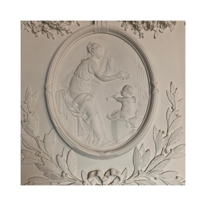 C19th French Painted Magnificent Trumeau Mirror 2680 X 1360