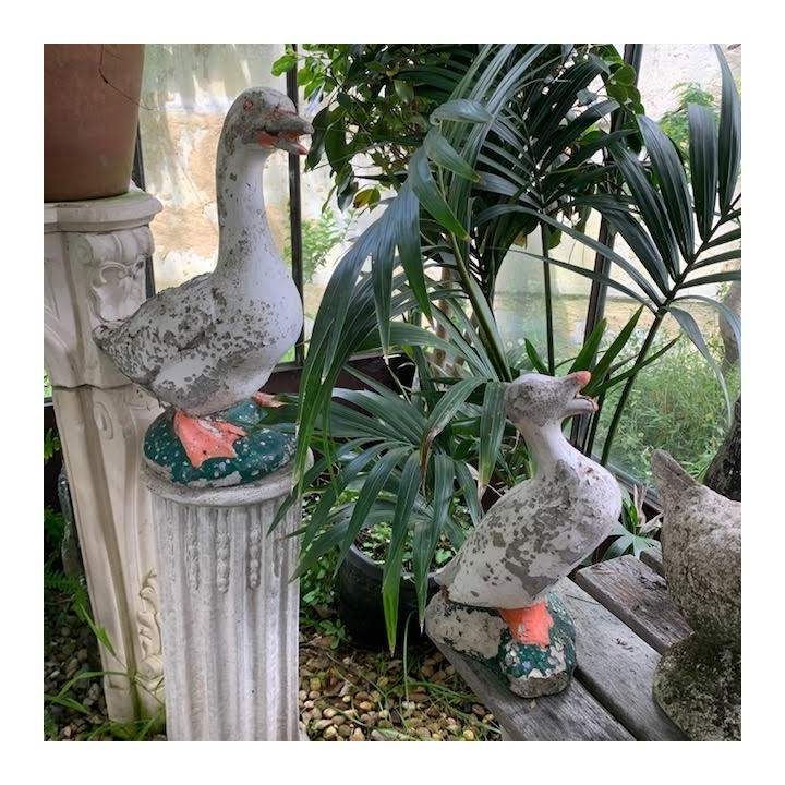Garden Goose Set Vintage