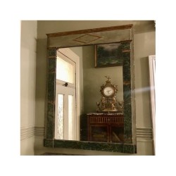 C19th French Directoire Period Mirror Painted Finish