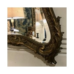C19th French Gilded Louis XV Style Mirror