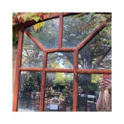 SOLD C19th French dome top Mirror