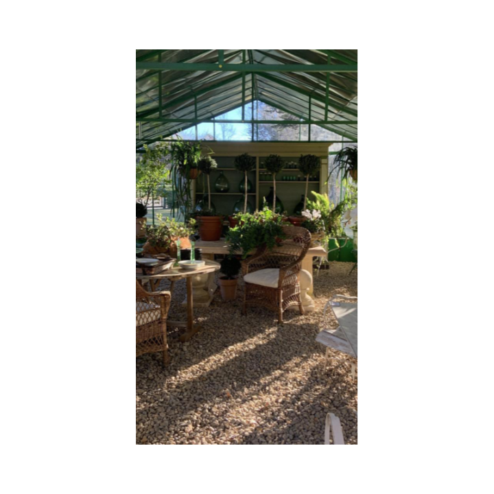 French Orangerie/ Greenhouse 3000 x 3000 Green and Rustic colour Large 3000 x 3000