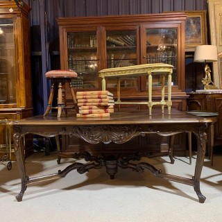 French Table Louis XV Style Table Walnut