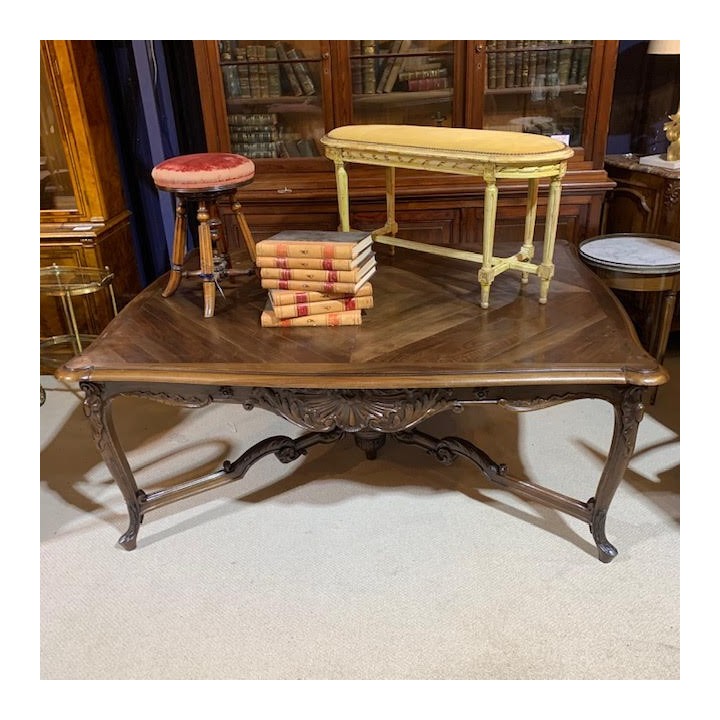 French Table Louis XV Style Table Walnut