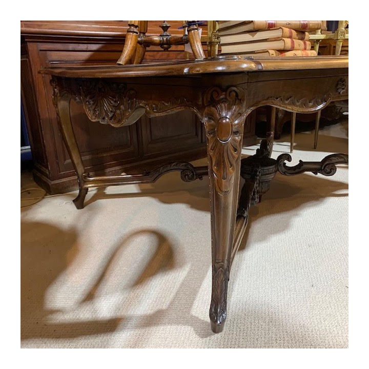 French Table Louis XV Style Table Walnut