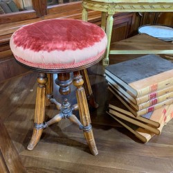 C19th French Piano Stool