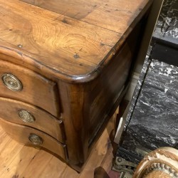 SOLD C18th Walnut Chest of Drawers French Transition Period