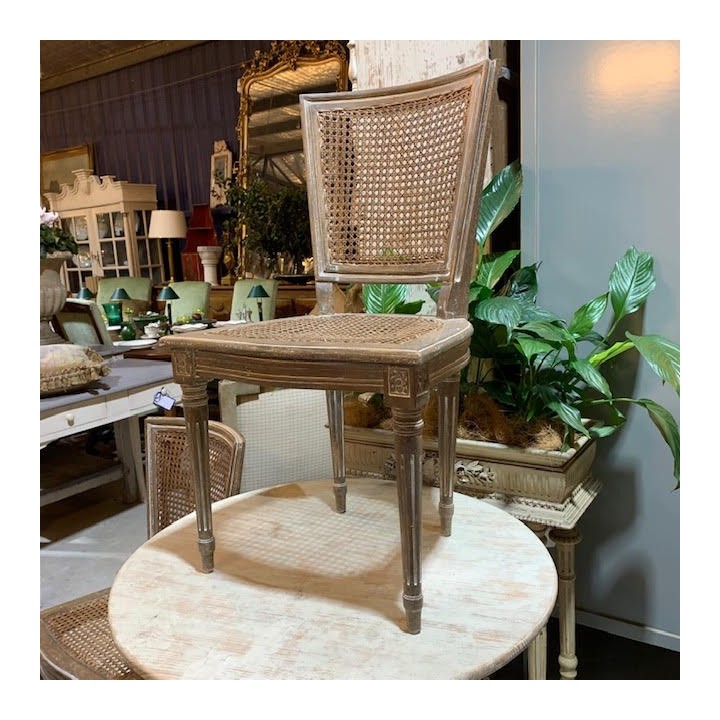 C1920 Pair of French Occasional Louis XVI Style Chairs