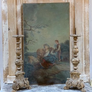 Oil on Canvas Gallante Scene