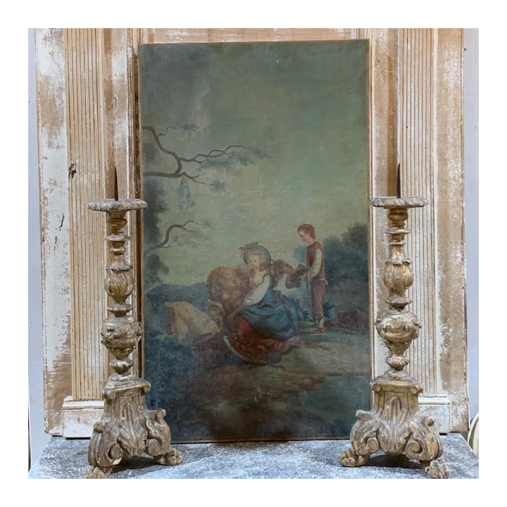 Oil on Canvas Gallante Scene