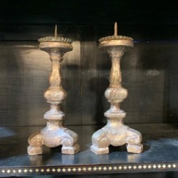 C18th Pair of Piques Cierges Louis XIV Style French
