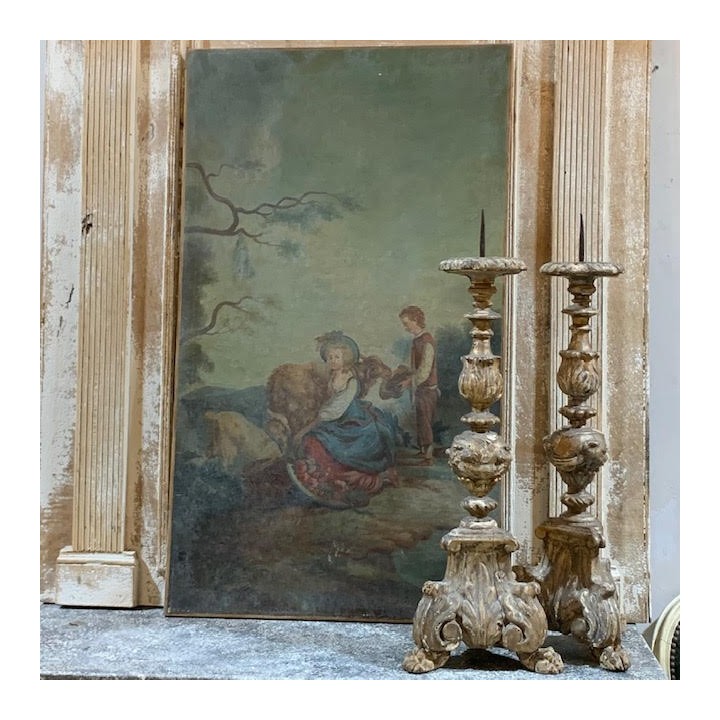 Oil on Canvas Gallante Scene