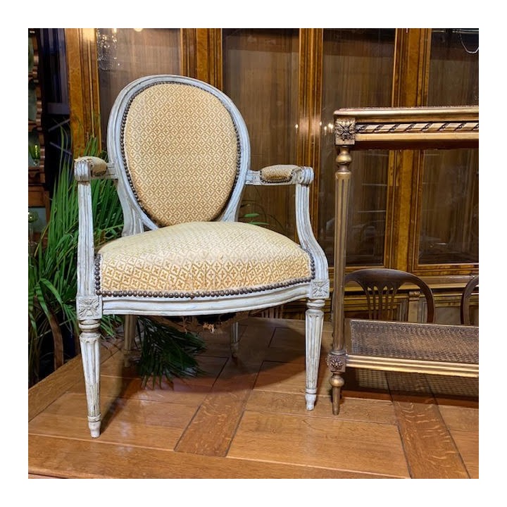 C1900 Pair of Fauteuils French Louis XVI Manner