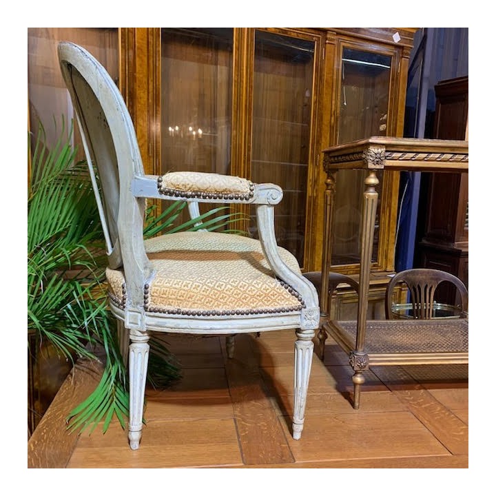 C1900 Pair of Fauteuils French Louis XVI Manner