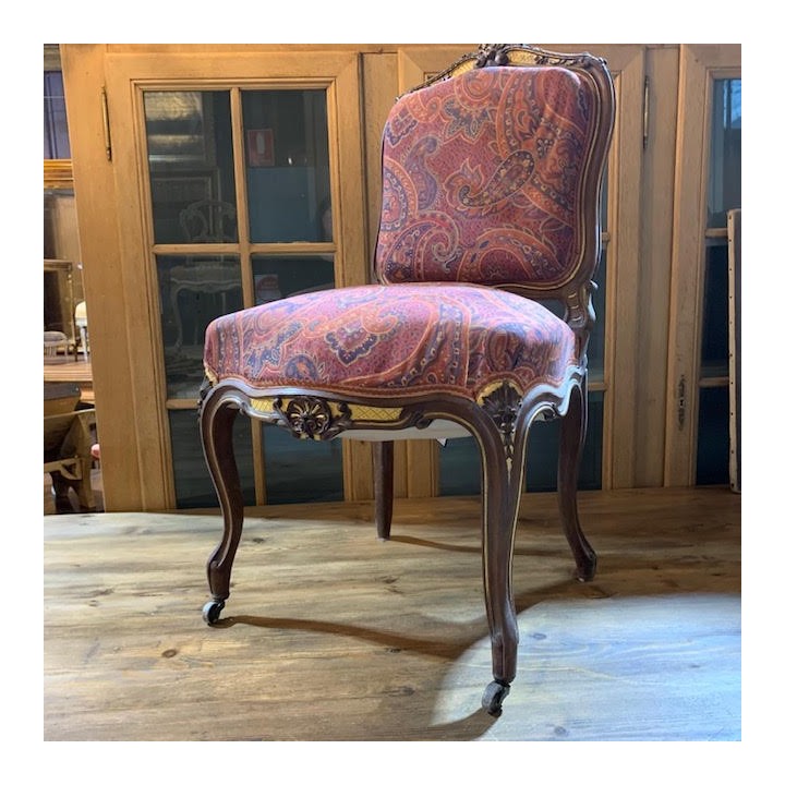 Pair of French C19th Napoleon III Chairs