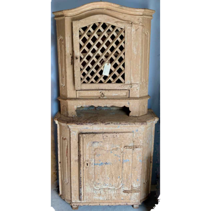 C18th Swedish Cupboard Painted Finish
