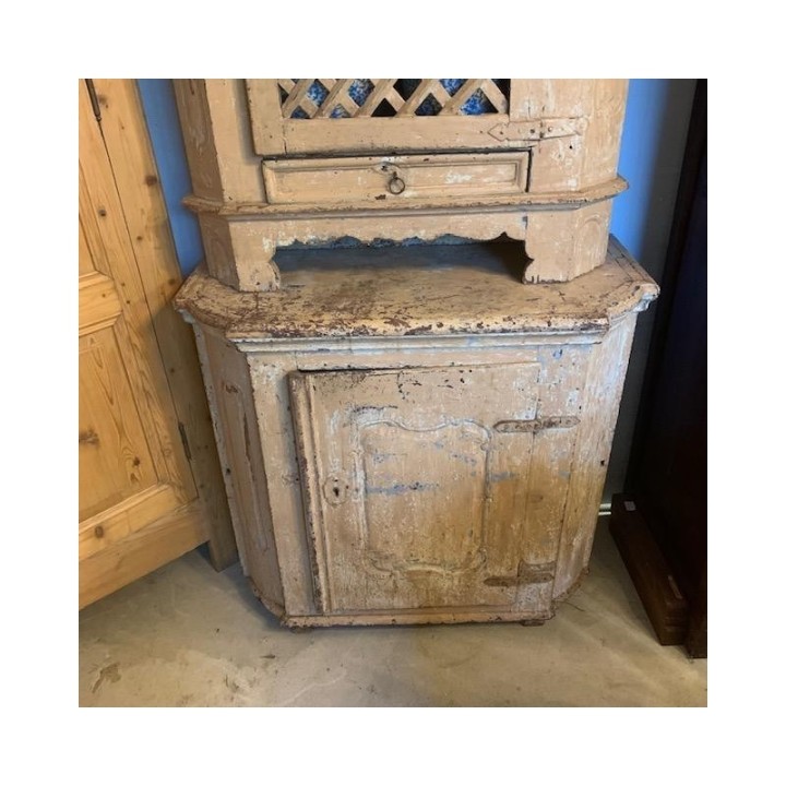 C18th Swedish Cupboard Painted Finish