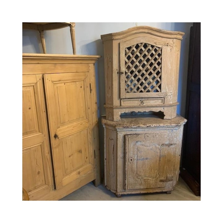 C18th Swedish Cupboard Painted Finish