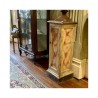 C19th Pair of Pedastal Swedish Faux Marble featuring Cupboards