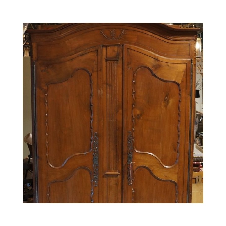 C19th Walnut  Armoire