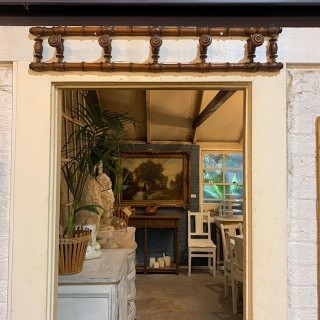 C19th French Faux Bamboo Coat Rack