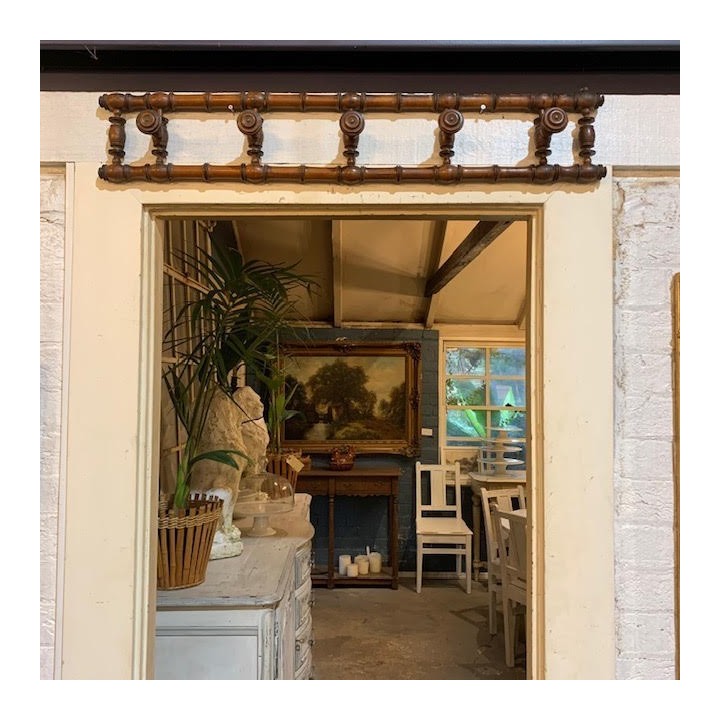 C19th French Faux Bamboo Coat Rack