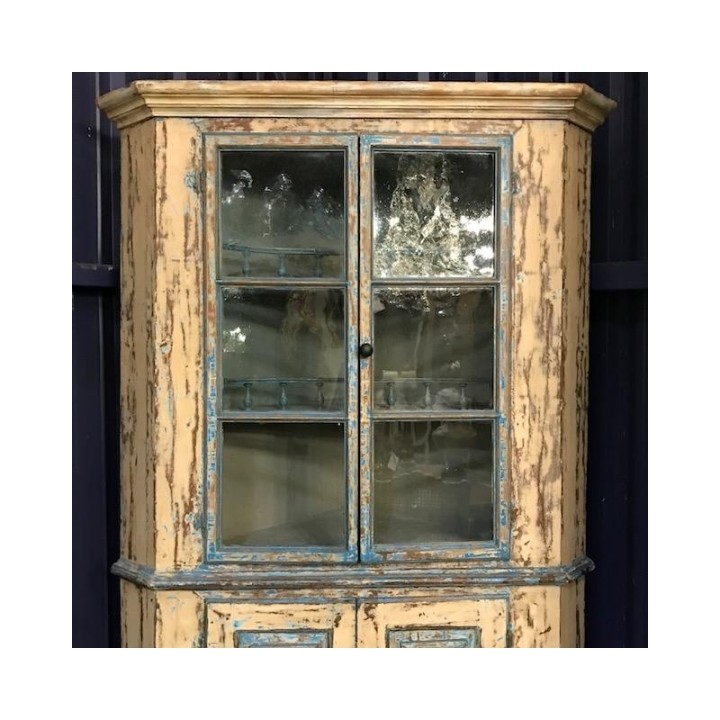 C18th Corner Cupboard