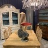 Six Washed Oak Dining Chairs C1900 French Louis XV Style