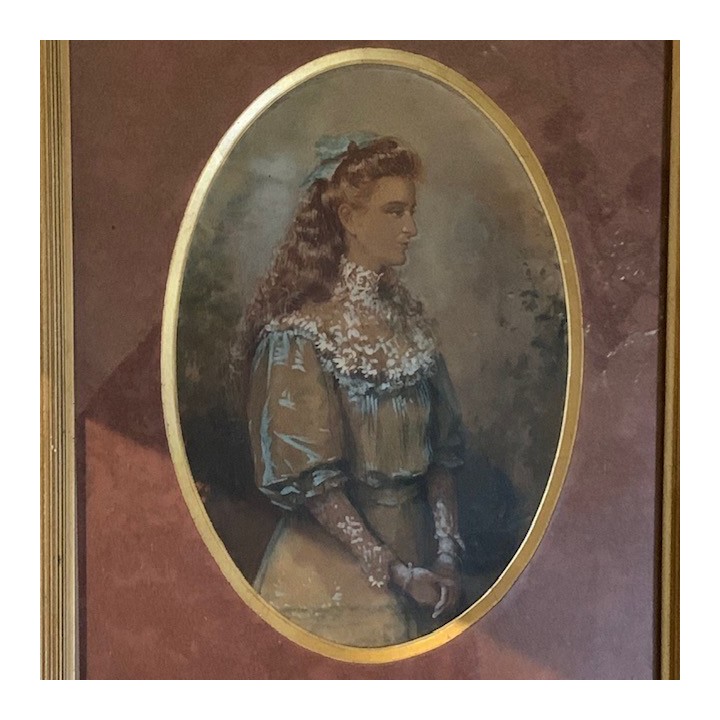 C1900 Portrait Water Colour Portrait
